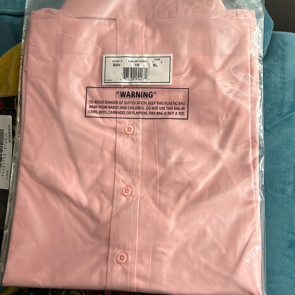 American Sweetheart XL pink button down casual shirt - Picture 15 of 15